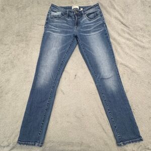 BKE Women's Blue Ankle & Cropped Jeans